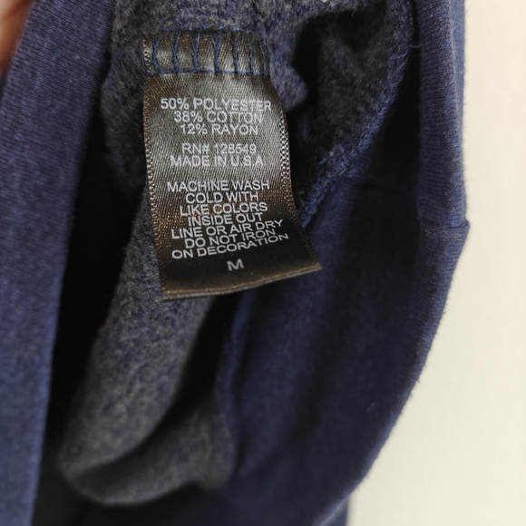 Aviator Nation BOLT CREW SWEATSHIRT In Navy Blue Size Medium Unisex - Picture 16 of 16